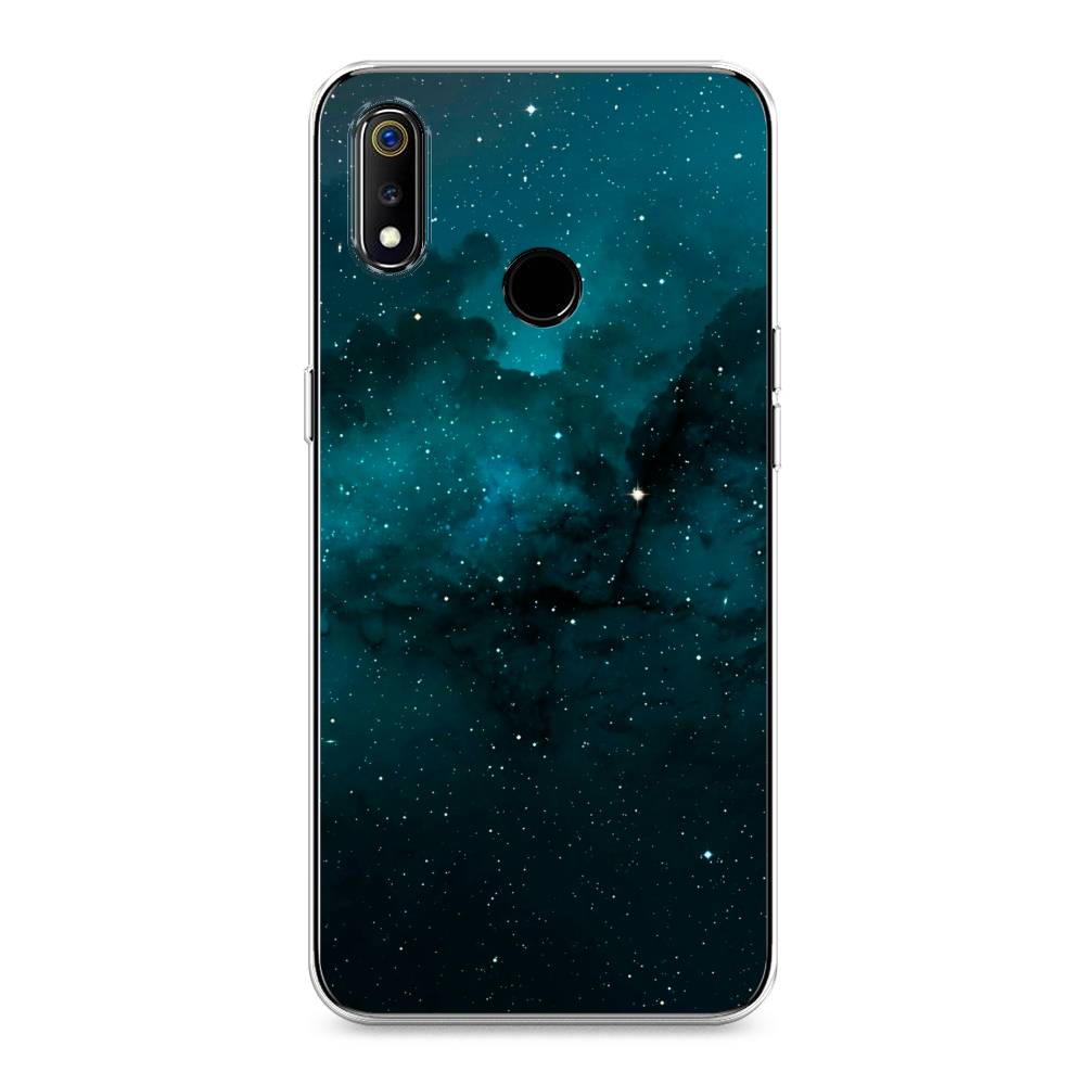 

Чехол на Realme 3 "Синий космос", 251050-2
