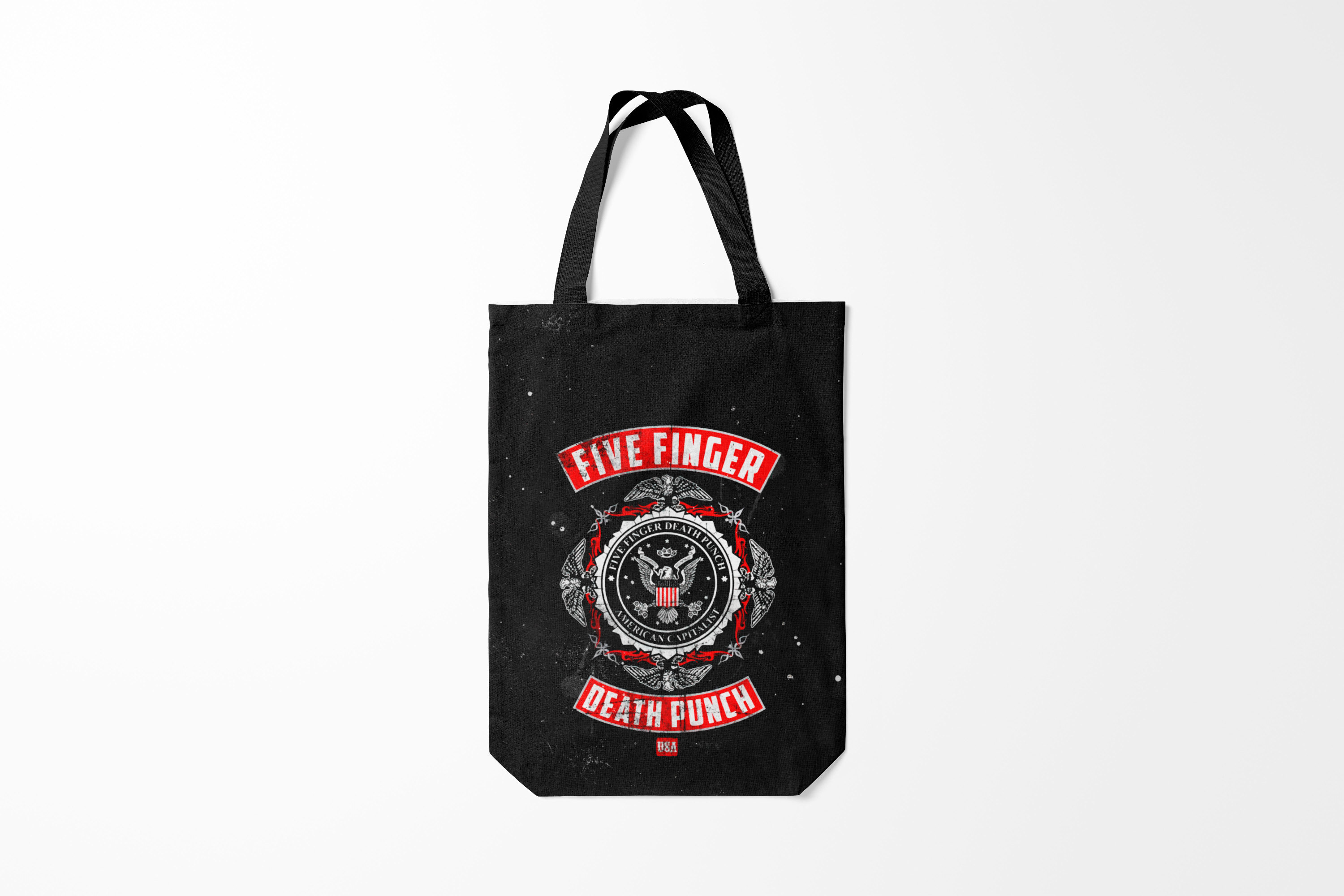 

Сумка шoппер унисекс Burnettie Five Finger Death Punch, черный, Five Finger Death Punch