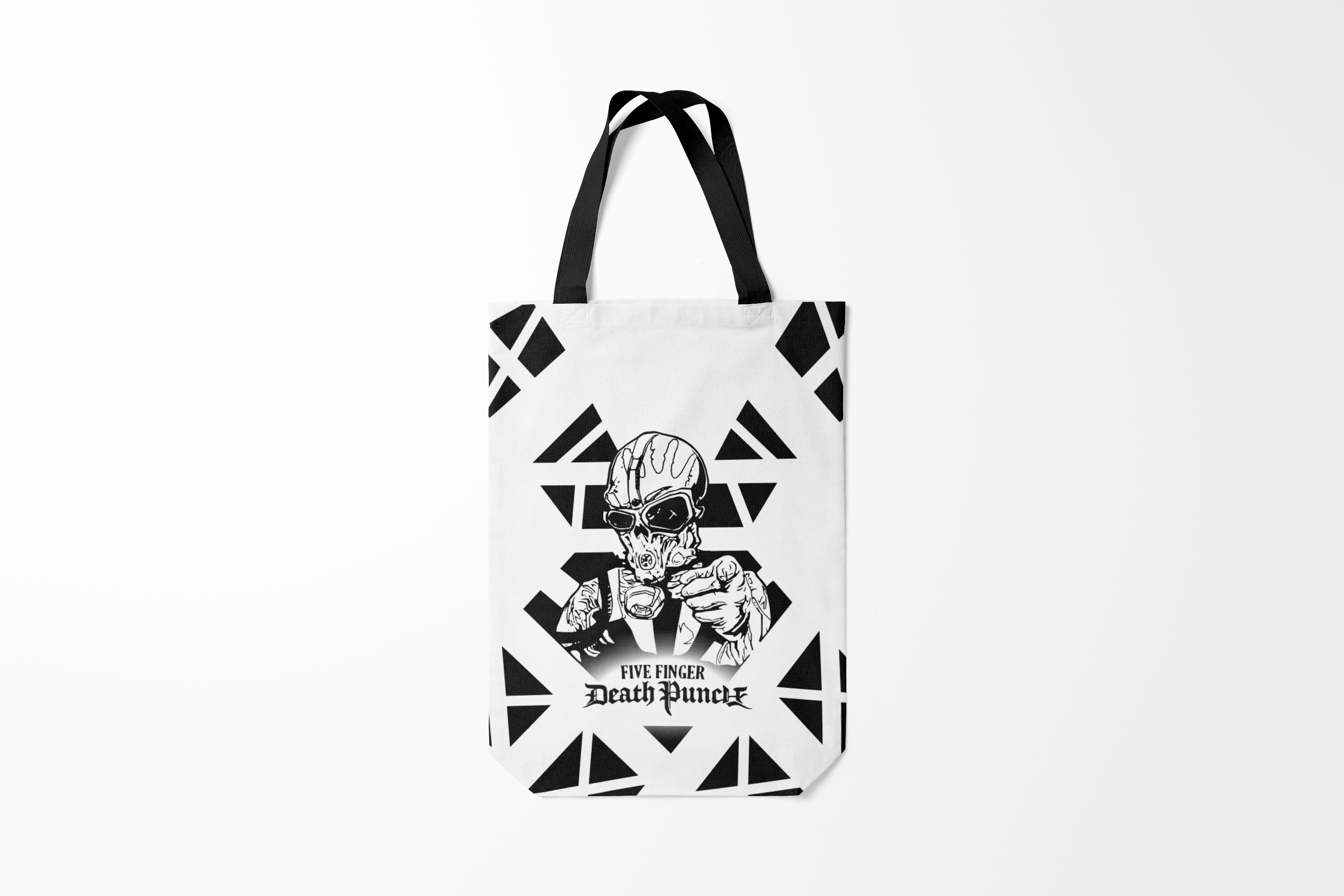 

Сумка шoппер унисекс Burnettie Five Finger Death Punch, белый, Five Finger Death Punch