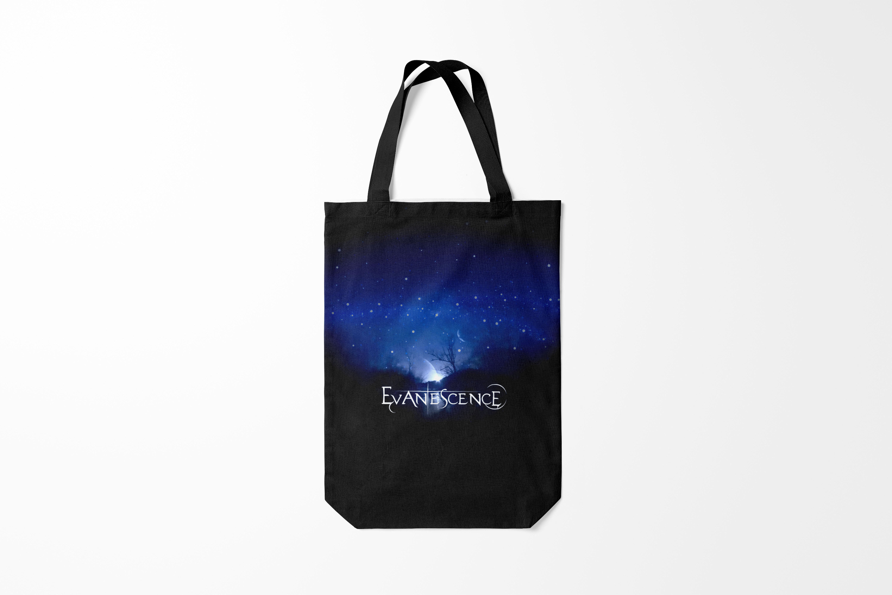 

Сумка шoппер унисекс Burnettie Evanescence звездное небо, черный, Evanescence звездное небо