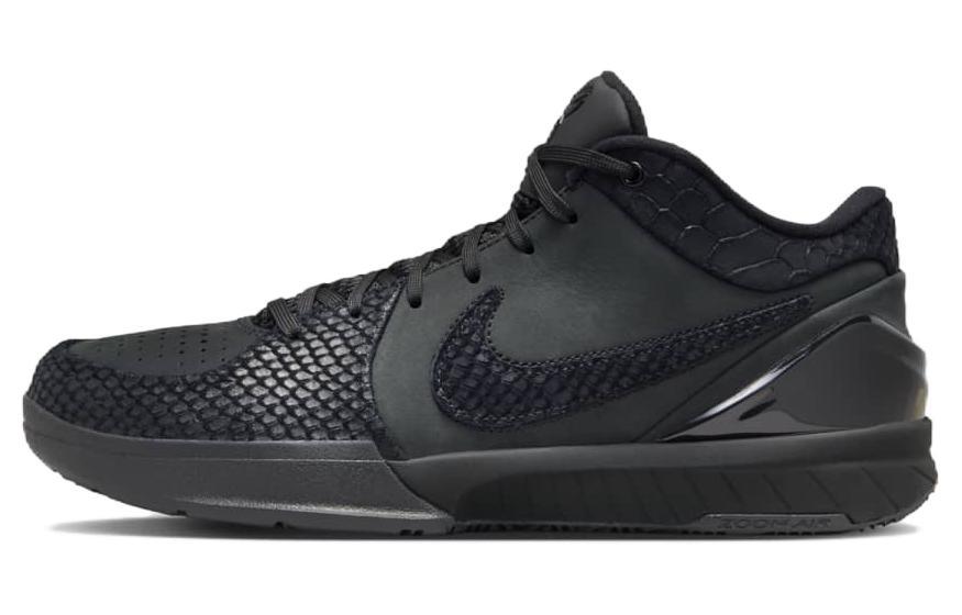 

Кроссовки унисекс Nike Kobe 4 Protro Black Mamba черные 36.5 EU, Черный, Kobe 4 Protro Black Mamba