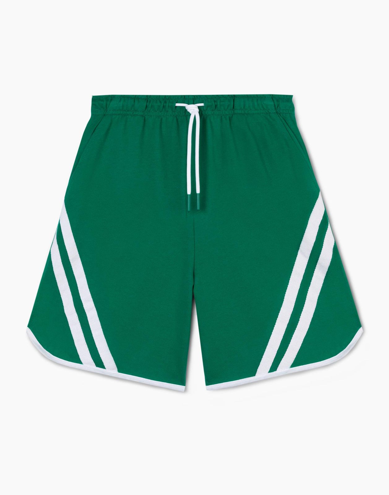 Спортивные шорты для мальчика Gloria Jeans BSH007452 зеленый 6-8л/128