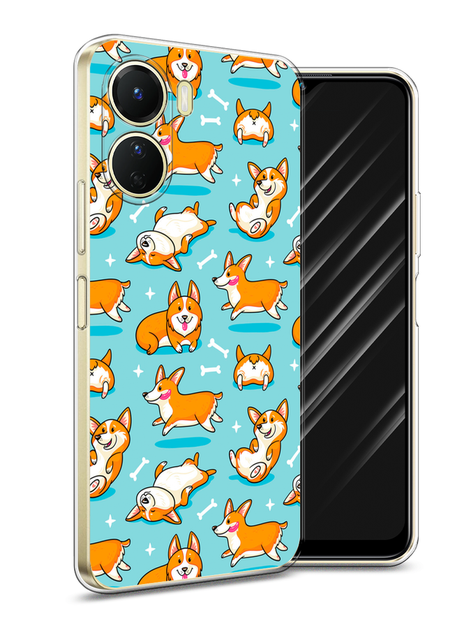 

Чехол Awog на Vivo Y16 "Веселые корги", Коричневый, 267850-2