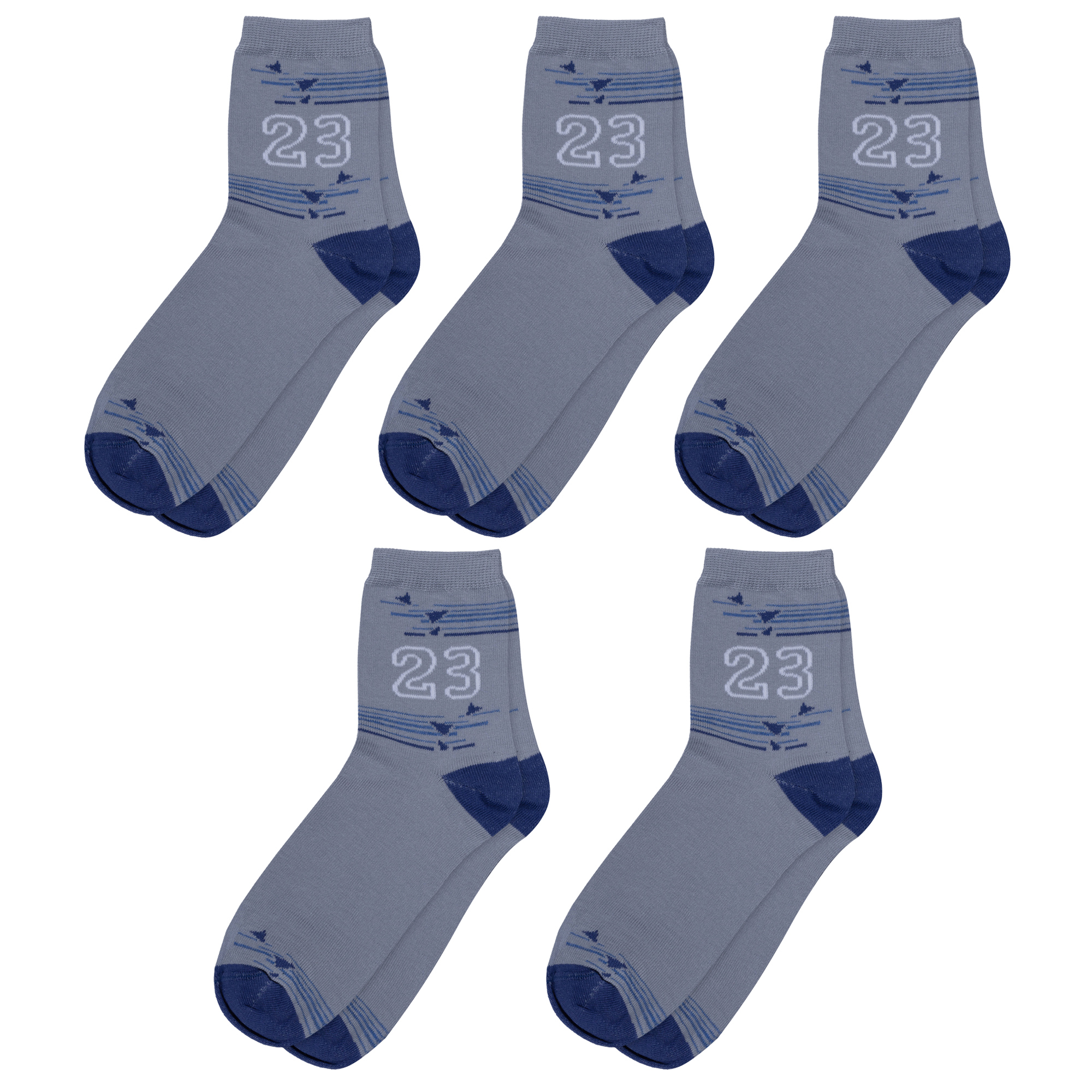 

Носки детские Rusocks 5-Д3-13499 цв. серый; синий; белый р. 20-22, 5-Д3-13499