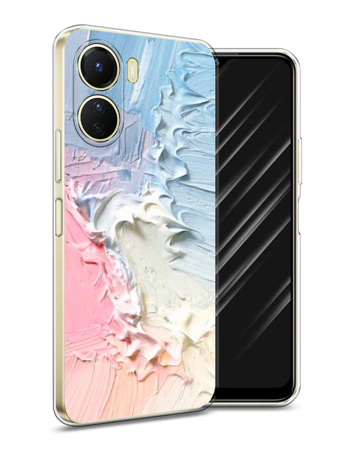 

Чехол Awog на Vivo Y16 "Фруктовое мороженное", Голубой;розовый;желтый, 267850-3