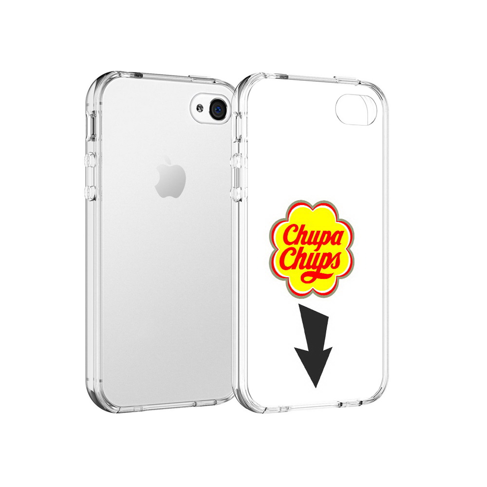 

Чехол MyPads Tocco для Apple iPhone 4 чупа чупс, Прозрачный, Tocco