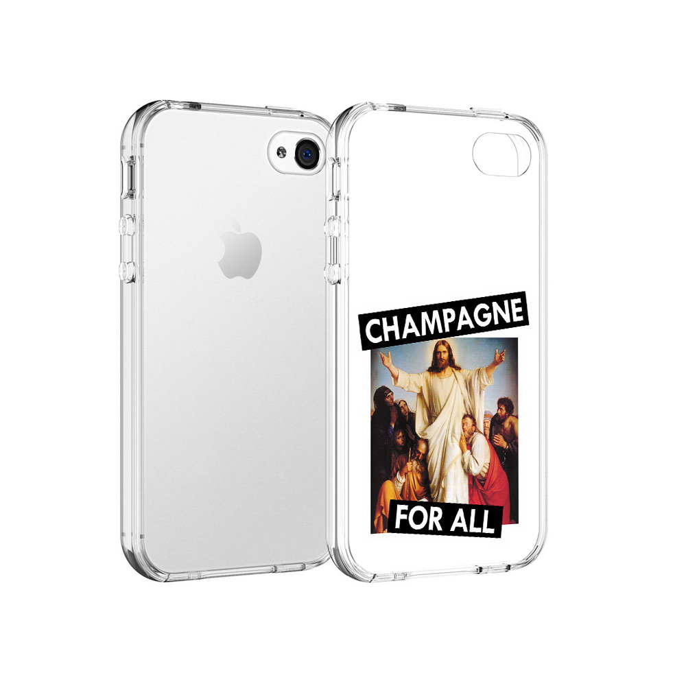 

Чехол MyPads Tocco для Apple iPhone 4 шампанское, Прозрачный, Tocco