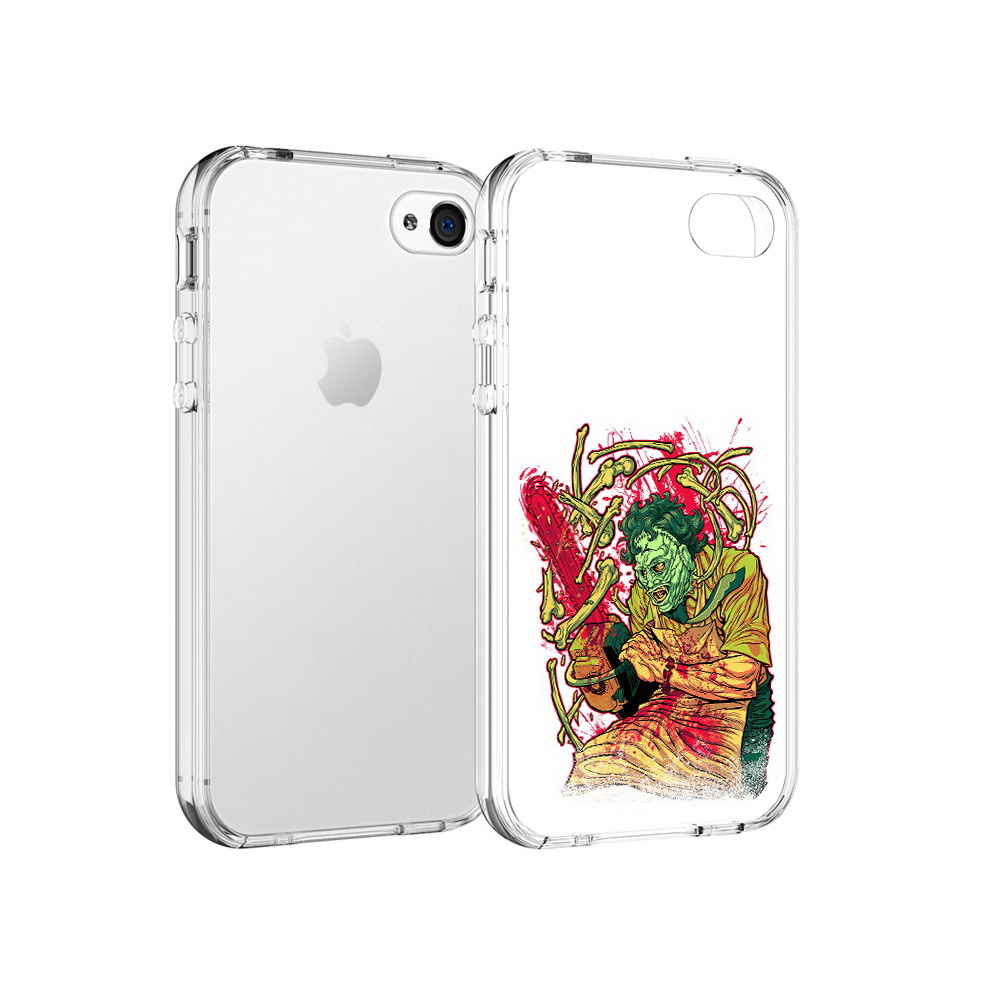

Чехол MyPads Tocco для Apple iPhone 4 яркий мясник, Прозрачный, Tocco