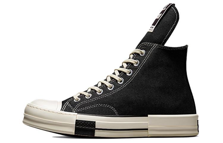 

Кеды унисекс Converse Rick Owens DRKSHDW 1970s Chuck Taylor All Star High черные 37.5 EU, Черный, Rick Owens DRKSHDW x Converse 1970s Chuck Taylor All Star High