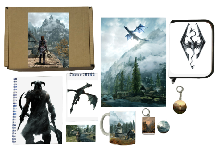 

Бокс GOODbrelok The Elder Scrolls V: Skyrim, Древние свитки 5: Скайрим №1