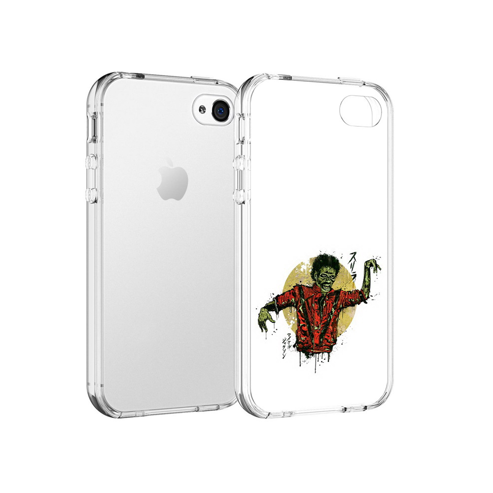 

Чехол MyPads Tocco для Apple iPhone 4 Зомби, Прозрачный, Tocco