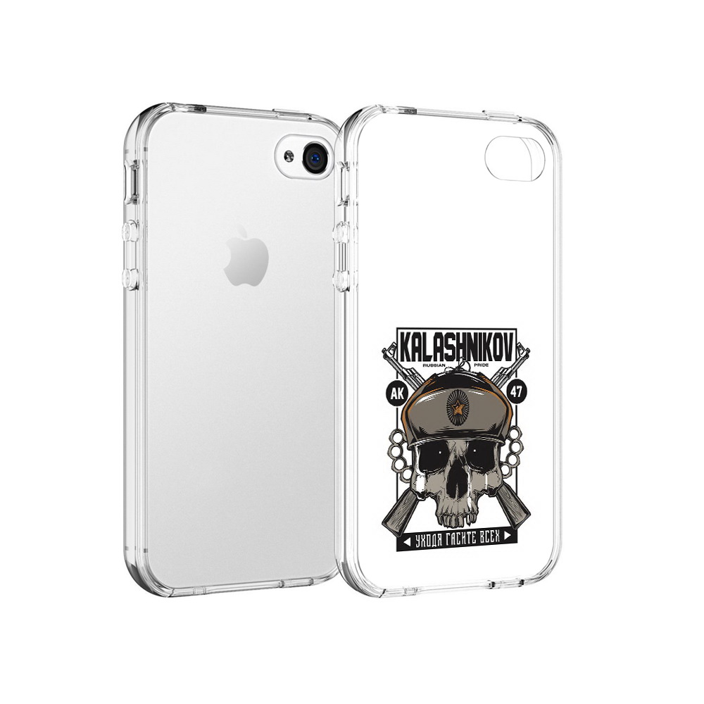 

Чехол MyPads Tocco для Apple iPhone 4 Калашников, Прозрачный, Tocco