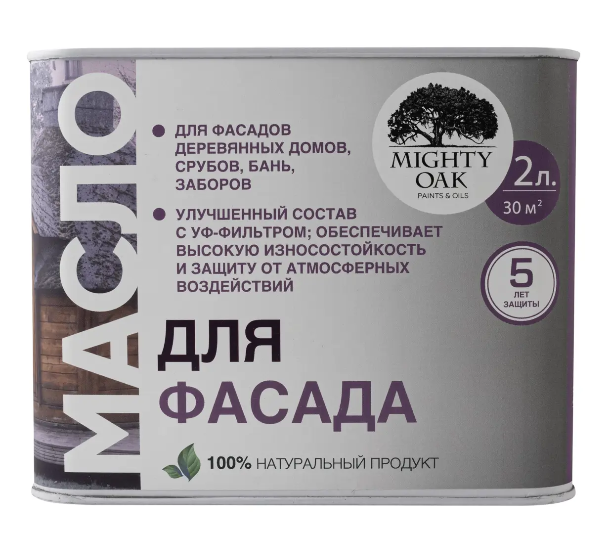 Масло для фасадов Mighty Oak цвет прозрачно-медовый 2 л 6726₽