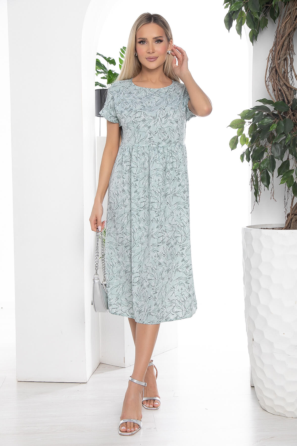

Платье женское LT Collection Амината голубое 52 RU, Голубой, Амината