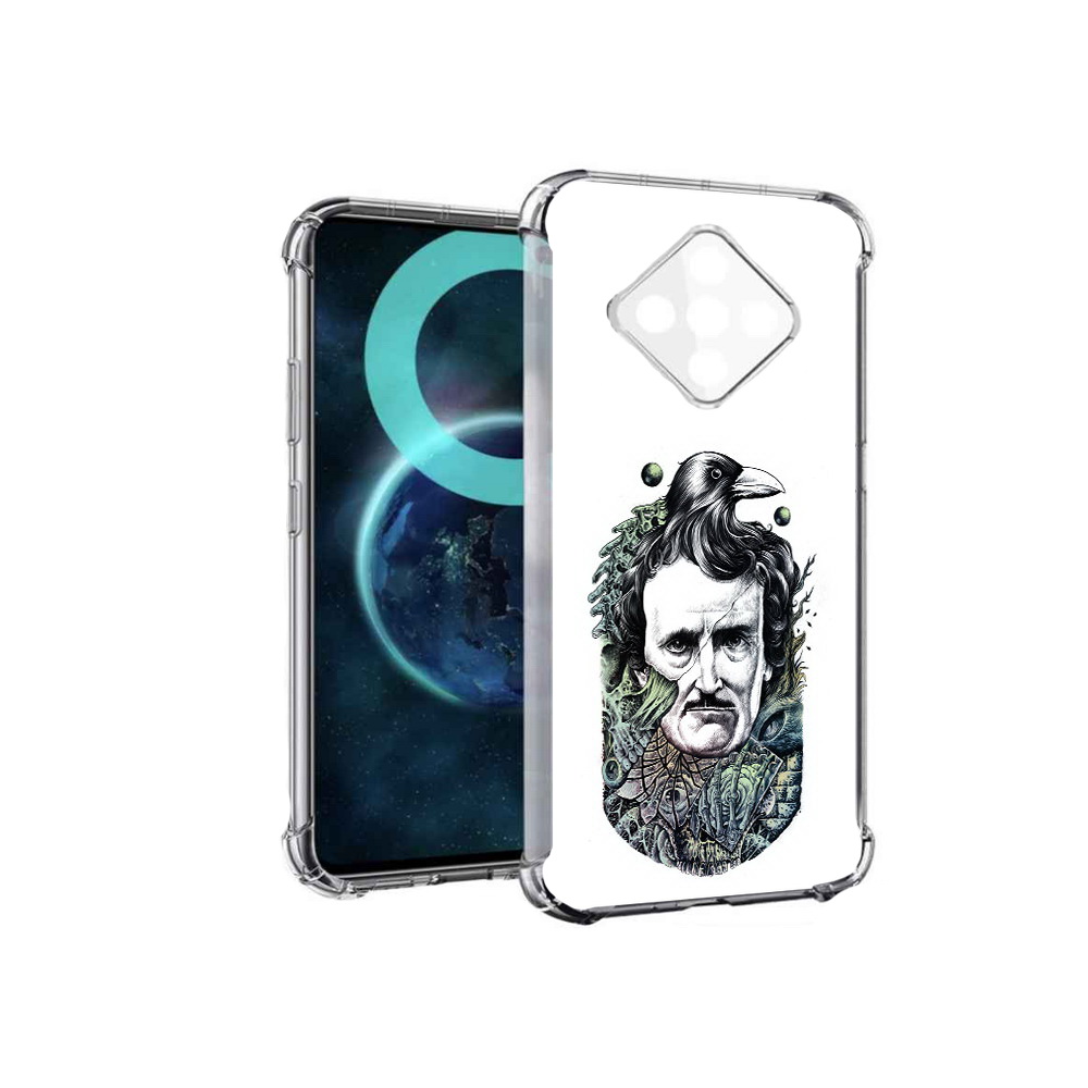 

Чехол MyPads Эдгар Аллан с вороном для Infinix Zero 8, Прозрачный, Tocco