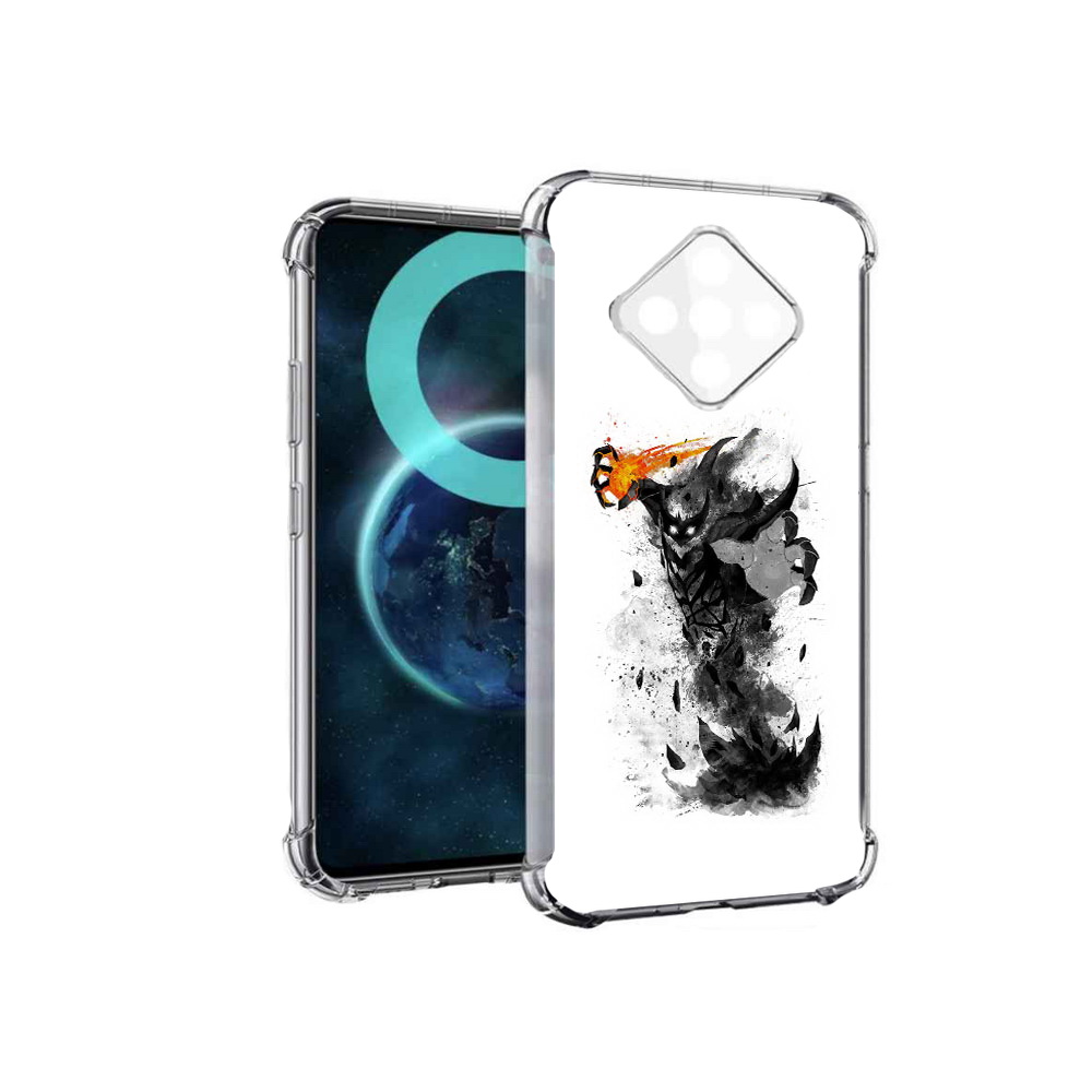 

Чехол MyPads nevermore черно белый для Infinix Zero 8, Прозрачный, Tocco