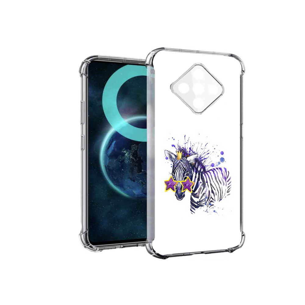 

Чехол MyPads акварельная зебра для Infinix Zero 8, Прозрачный, Tocco