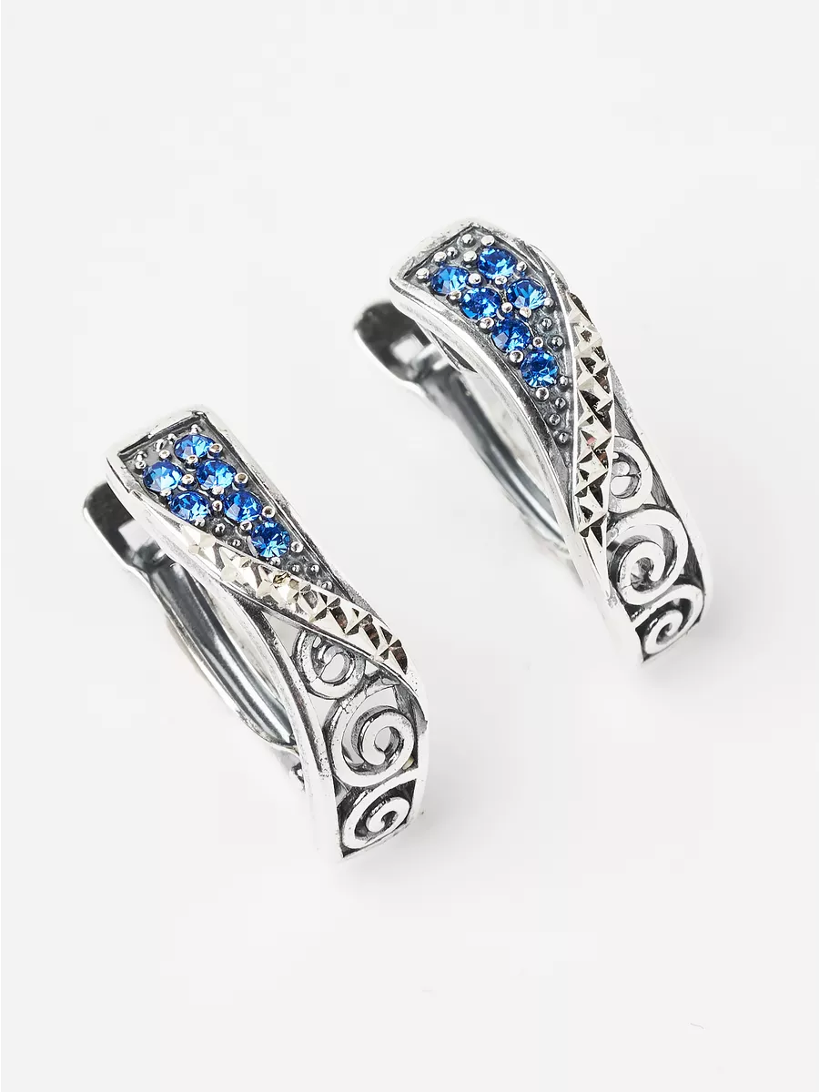 

Серьги из латуни SHINE & BEAUTY 3467722Д5, стекло ювелирное, 3467722Д5