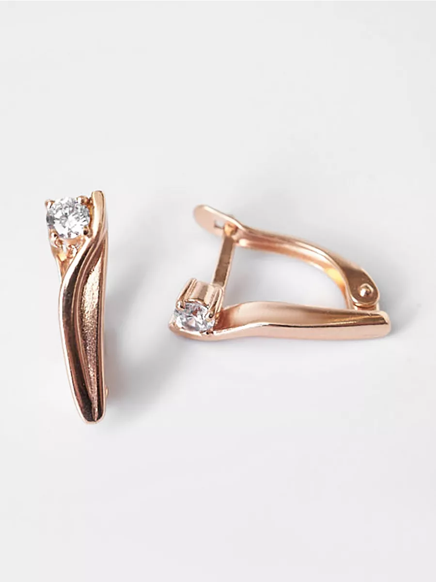 

Серьги из латуни SHINE & BEAUTY 34813315ф, фианит, 34813315ф