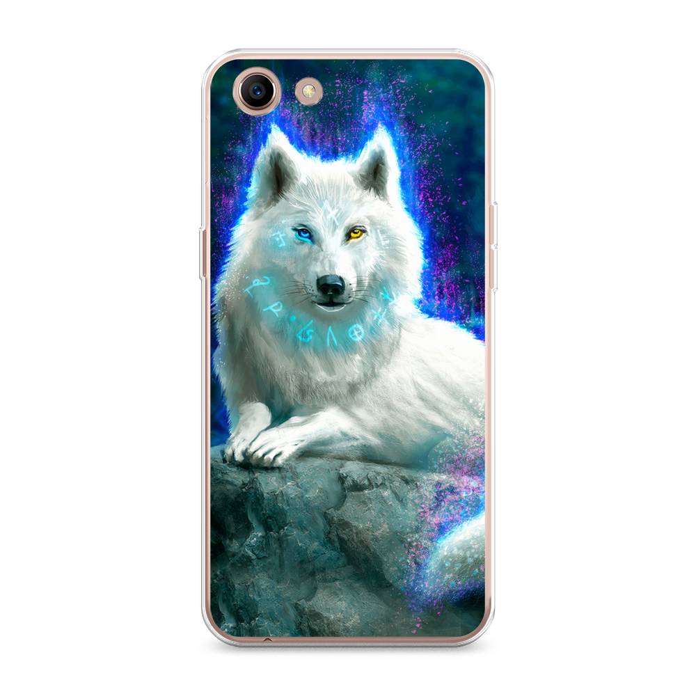 

Чехол Awog на Oppo A83 "Белоснежный волк", Белый;зеленый;фиолетовый, 250150-2