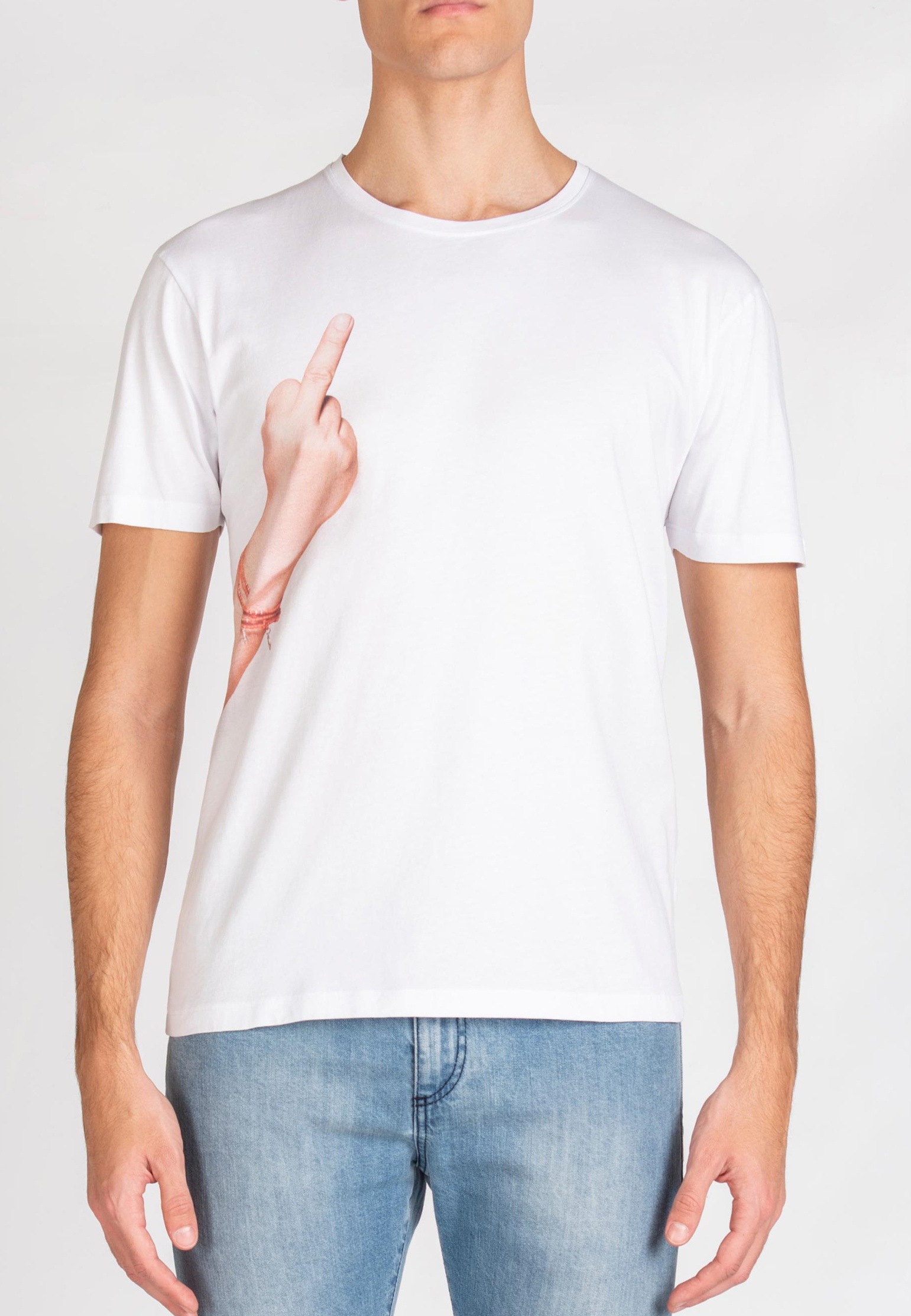 Футболка мужская ISAIA 143909 белая 2XL