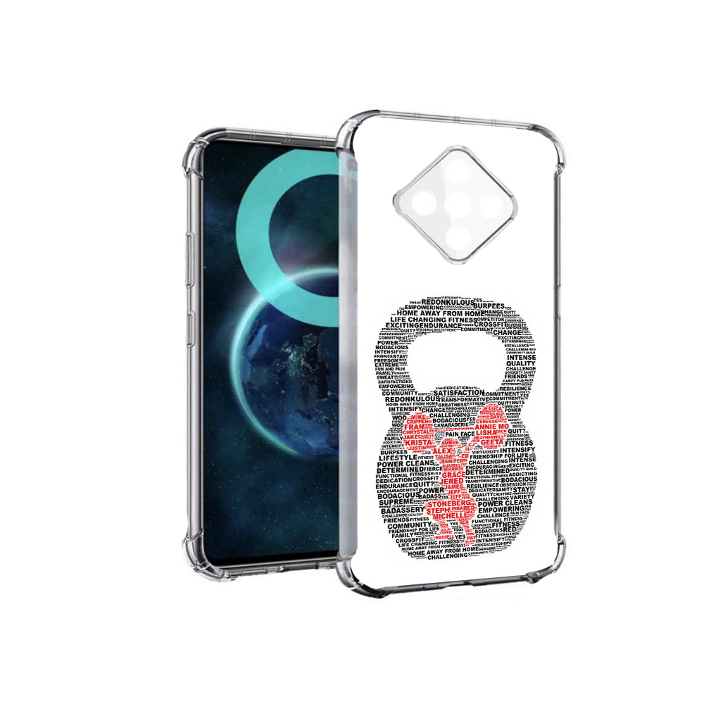 

Чехол MyPads бодибилдинг гиря из слов для Infinix Zero 8, Прозрачный, Tocco