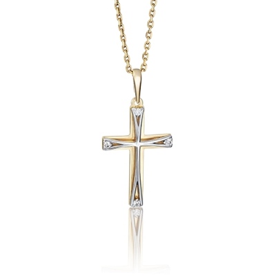 

Подвеска из комбинированного золота с фианитом PLATINA jewelry 03-2735-00-401-1121-03, 03-2735-00-401-1121-03