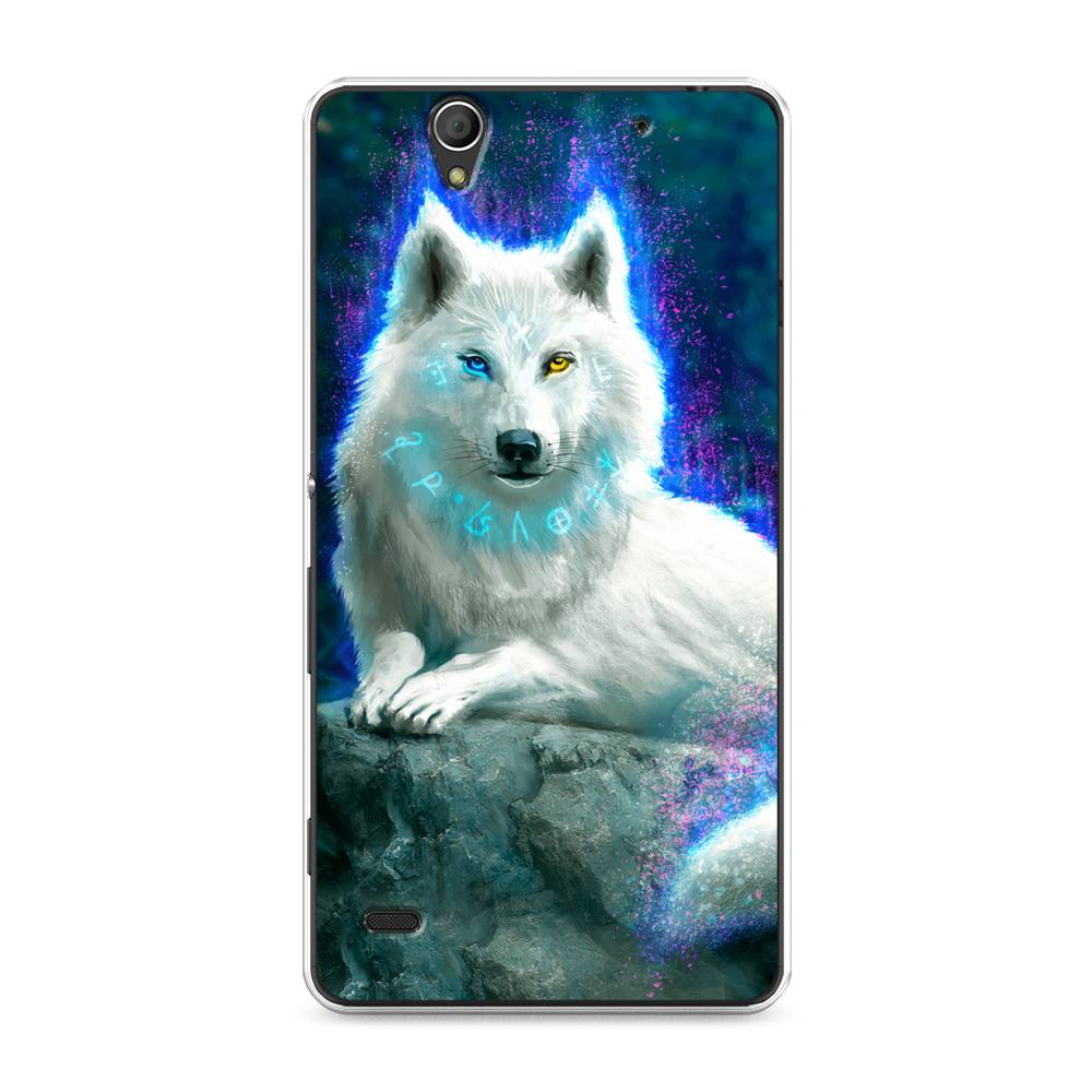 

Чехол Awog на Sony Xperia C4 "Белоснежный волк", Белый;зеленый;фиолетовый, 52650-2