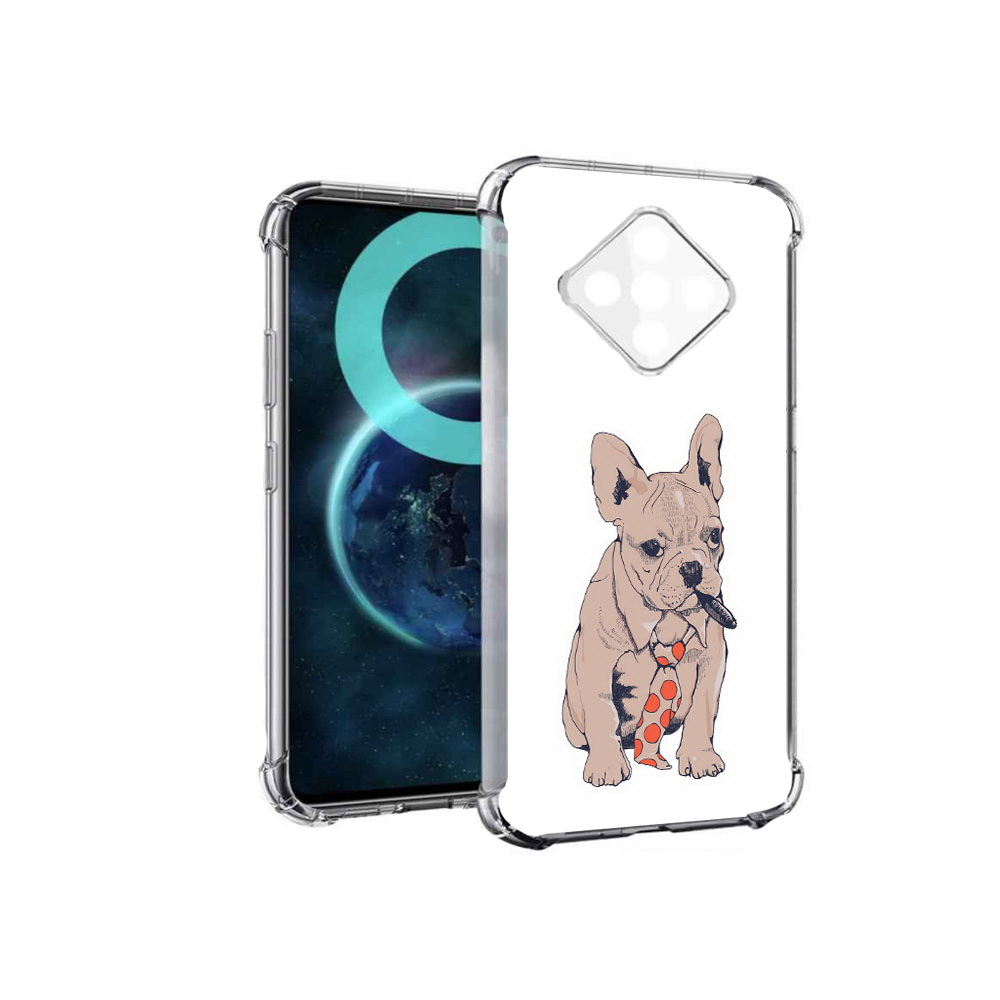 

Чехол MyPads бульдог с сигарой для Infinix Zero 8, Прозрачный, Tocco