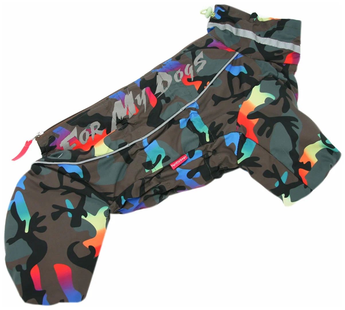 

Комбинезон для собак FOR MY DOGS хаки/желтый для мальчиков, FW995-2022 M (20)