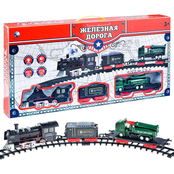 

Железная дорога 6299-96 свет/звук, в коробке