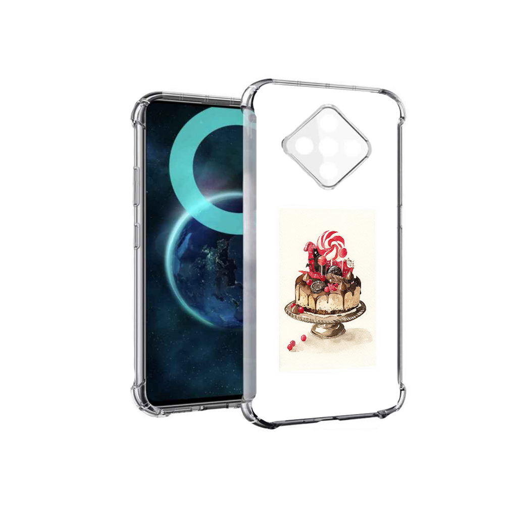

Чехол MyPads вкусный торт для Infinix Zero 8, Прозрачный, Tocco