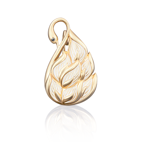 

Брошь из желтого золота с фианитом/эмалью PLATINA jewelry 04-0138-00-402-1130-25, 04-0138-00-402-1130-25