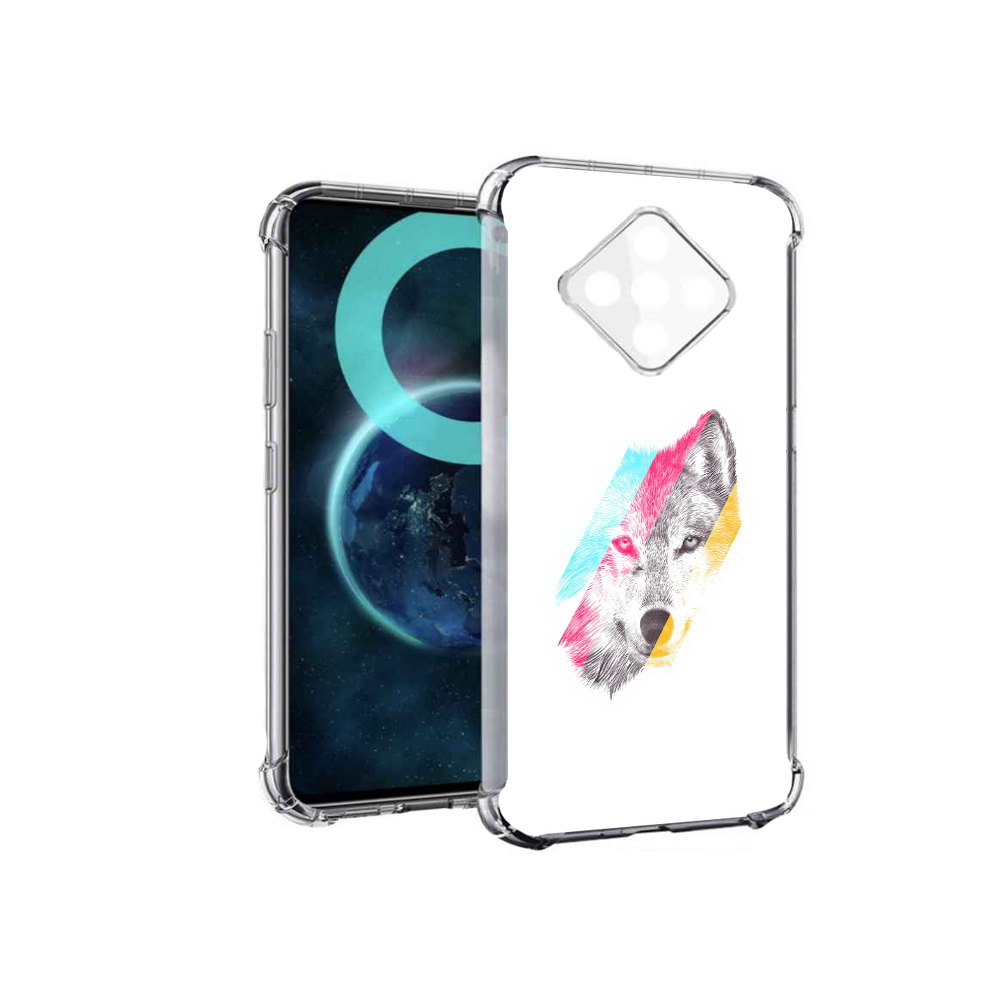 

Чехол MyPads волк градиент для Infinix Zero 8, Прозрачный, Tocco