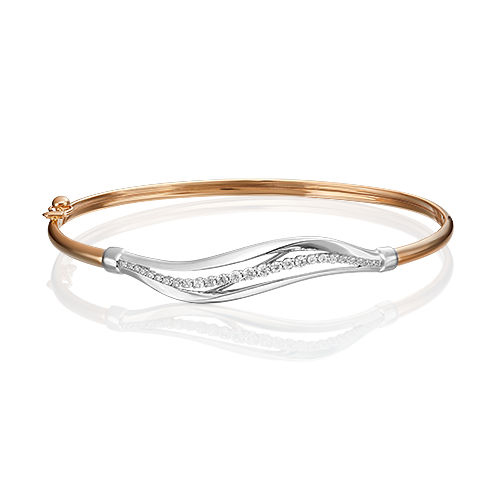 

Браслет из золота с фианитом р.  PLATINA jewelry 05-0520-00-401-1111-23, 05-0520-00-401-1111-23