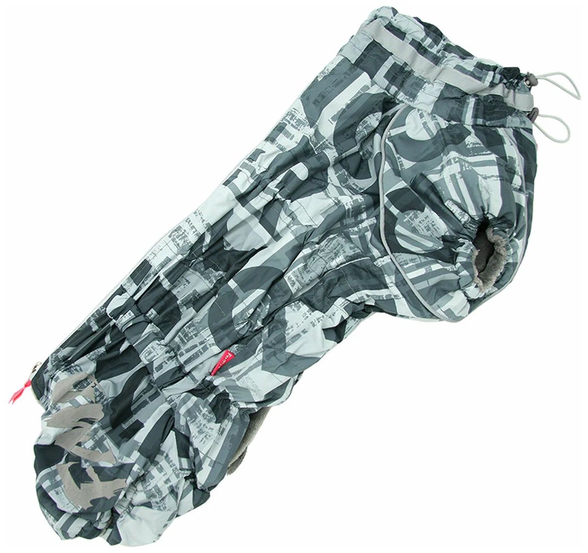 Комбинезон  для вельш корги FOR MY DOGS серый для мальчиков. FW1026 2021 M K39 с доставкой на Markets-Plus.Ru. Порадуйте себя и своих близких!