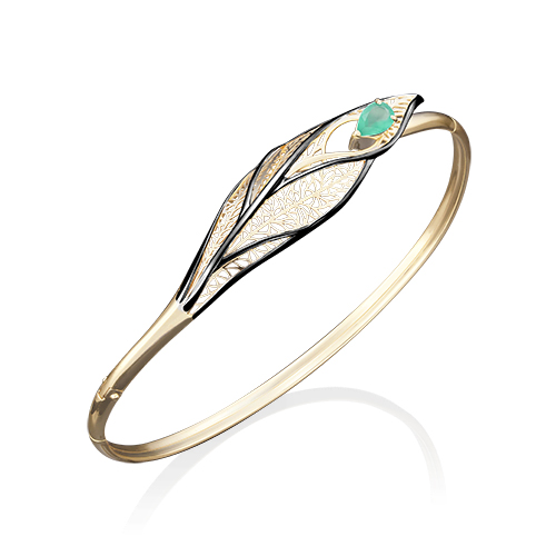 

Браслет из желтого золота с халцедоном р. , PLATINA jewelry 05-0540-00-274-1130-47, 05-0540-00-274-1130-47