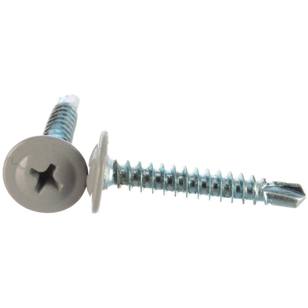 

КРЕП-КОМП Саморез ПШC сверло 4,2x25 RAL7004 500шт пшс257004
