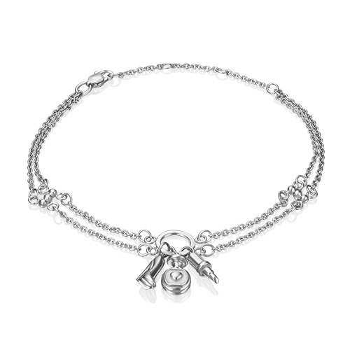 

Браслет из серебра р.  PLATINA jewelry 05-0587-00-000-0200-68, 05-0587-00-000-0200-68