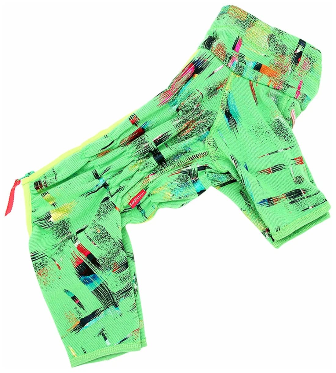 фото Комбинезон для собак for my dogs зеленый для мальчиков, fw1105-2021 m (10)