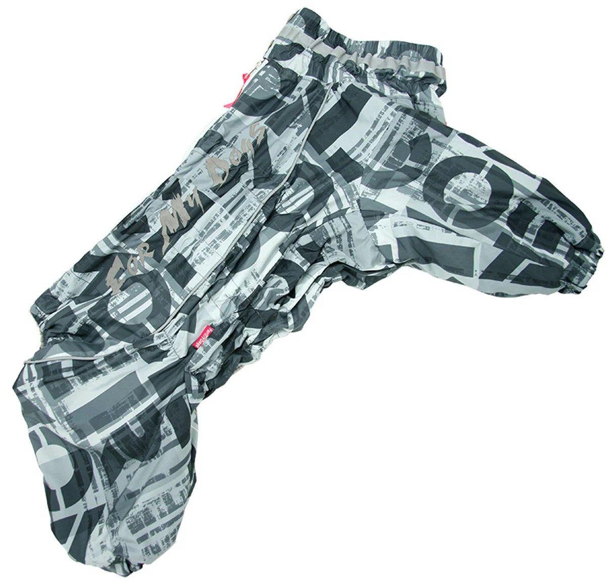 

Комбинезон для собак FOR MY DOGS серый для мальчиков, FW1052-2021 M (A2)