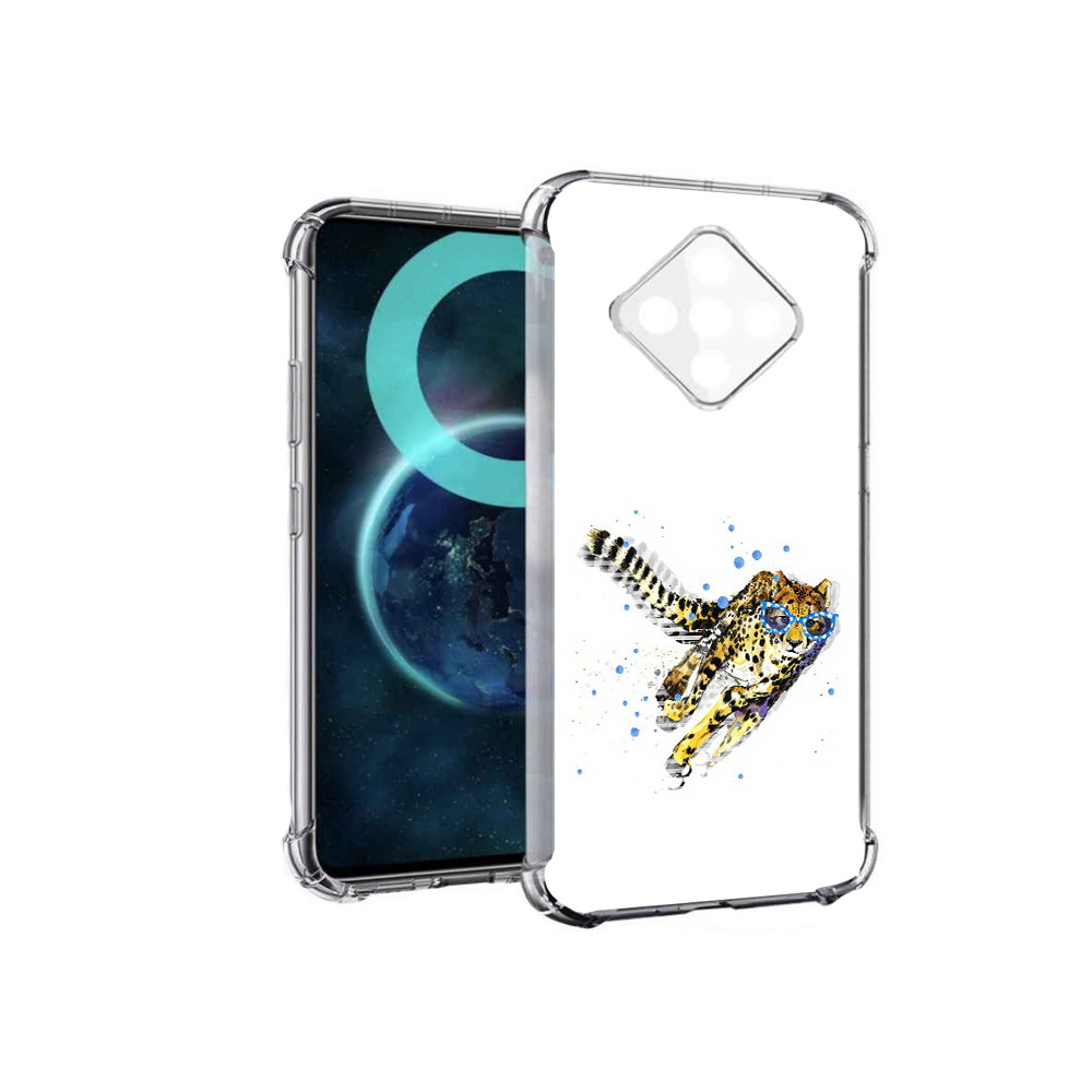 

Чехол MyPads гепард в очках для Infinix Zero 8, Прозрачный, Tocco