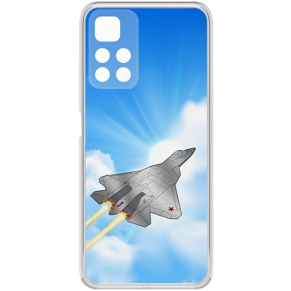 

Чехол-накладка Krutoff Clear Case СУ-57 для Poco M4 Pro, Прозрачный