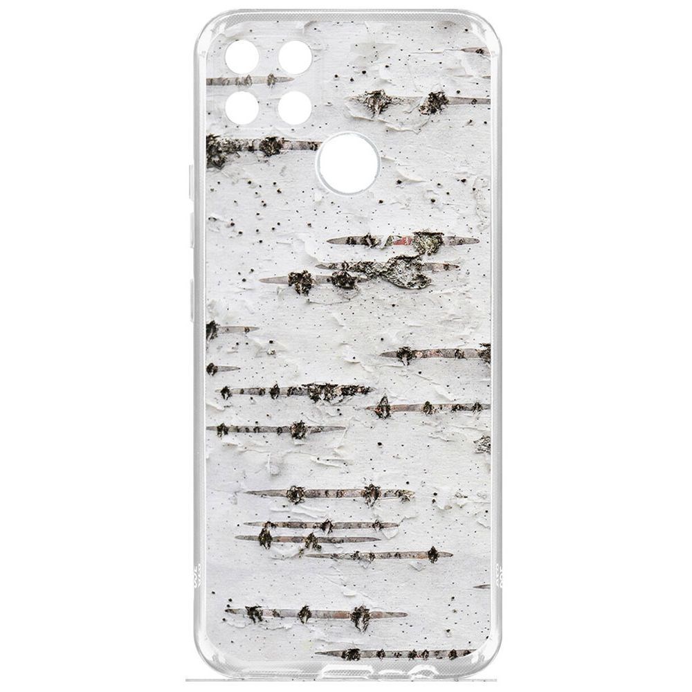 

Чехол-накладка Krutoff Clear Case Березка для Realme C25s, Прозрачный