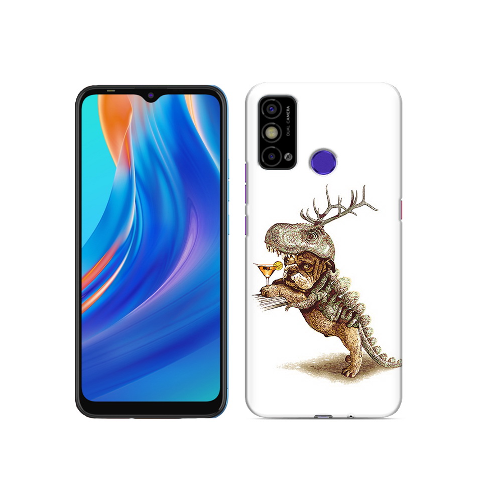 

Чехол MyPads Tocco для Tecno Spark Go тематическая вечеринка, Прозрачный, Tocco