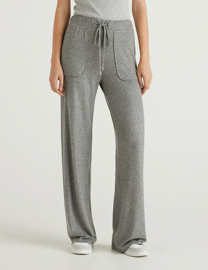 

Брюки женские United Colors of Benetton 21A_3JLVP0514 серые S, 21A_3JLVP0514