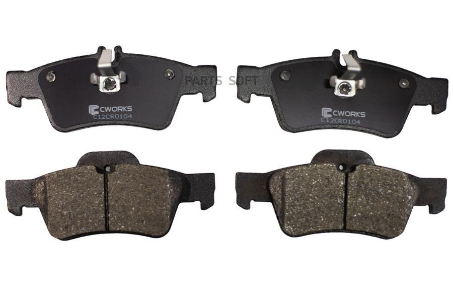 

Тормозные колодки CWORKS задние c12cr0104
