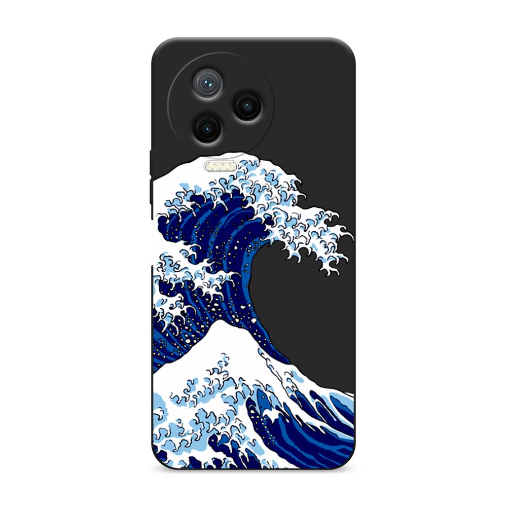 

Чехол Awog на Infinix Note 12 Pro 4G "Волна в Канагаве", Синий;белый, 3103052-1