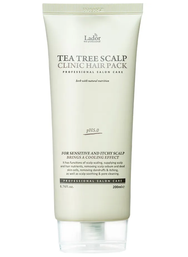 Маска La'dor Tea Tree Scalp Clinic Hair Pack для волос и кожи головы, 200 мл