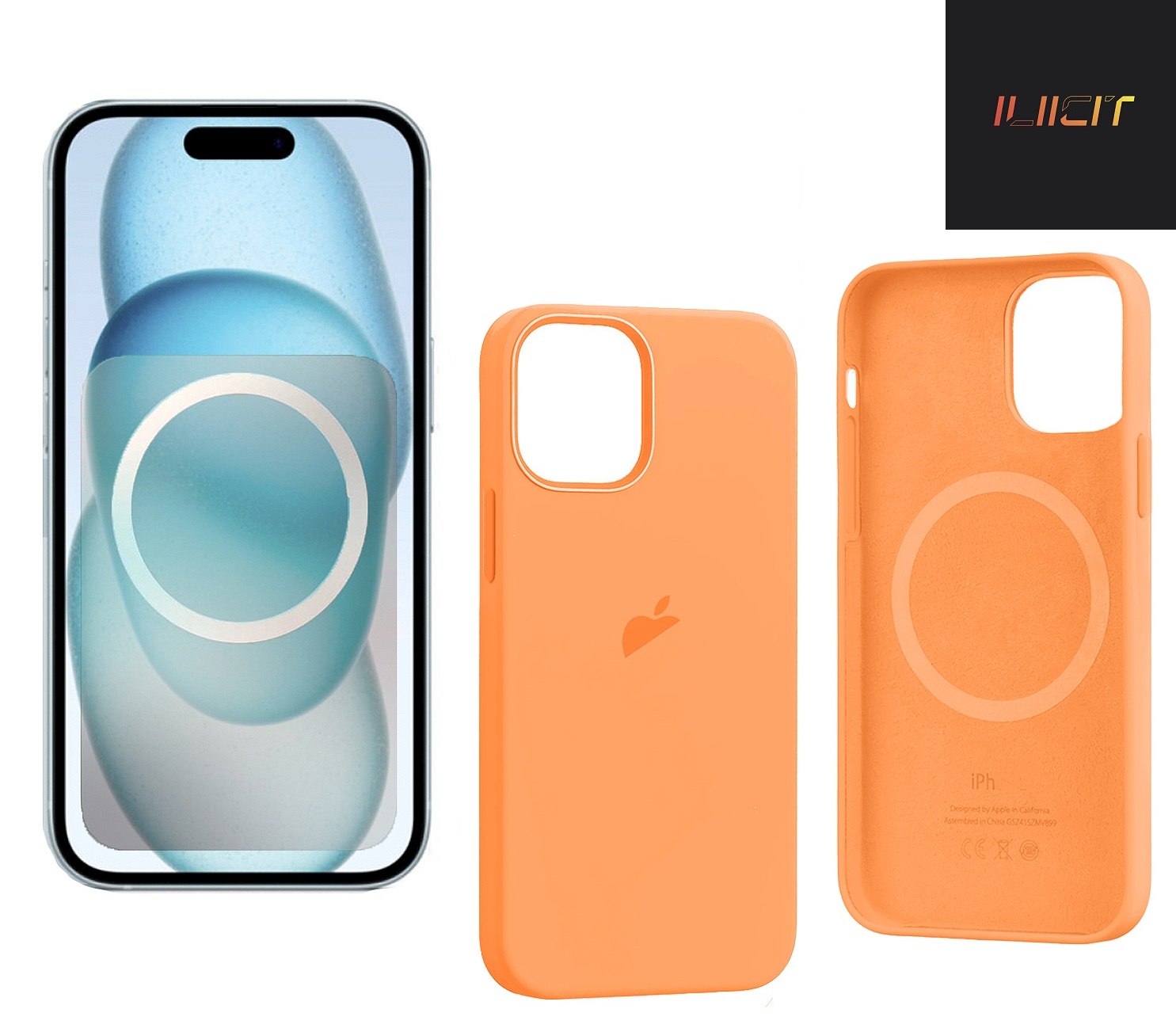 

Чехол Iphone 15 Silicon Case C Logo Orange Sorbet (Is974119), Оранжевый, Чехол iPhone 15 Silicon Case c LOGO Orange Sorbet (IS974119)